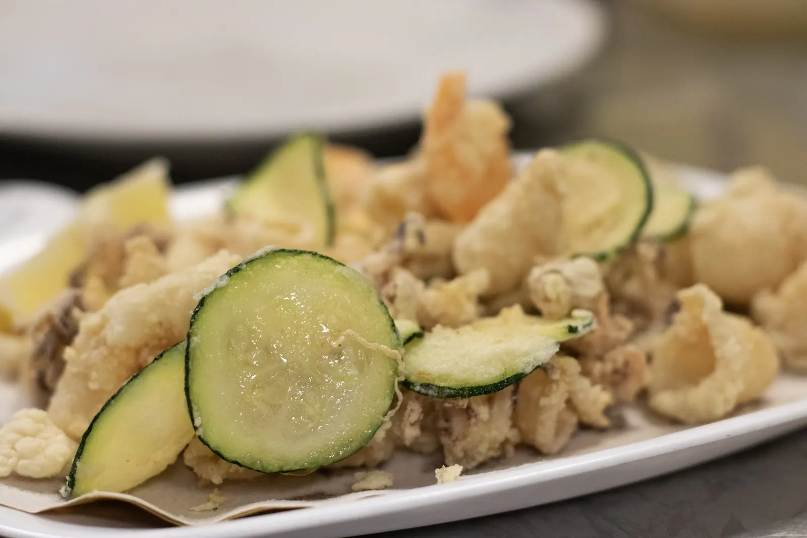 Frittura di calamari e gamberi
